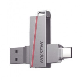 HIKVISION PEN DISK USB FLASH USB 3.2 64GB E307 DUAL SLIM METAL CASE SILVER HIKVISION PEN DISK USB FLASH USB 3.2 64GB E307 DUAL SLIM METAL CASE SILVER