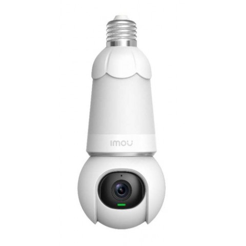 IMOU TELECAMERA E27 2K MOTORIZZATA CON LUCE LED, SIRENA E SMART TRACKING. VISIONE NOTTURNA A COLORI,