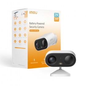 IMOU TELECAMERA RICARICABILE 2K (3MP) FULL COLOR, INTERNA/ESTERNA, SIRENA 90DB, IP65, RILEVAMENTO MO