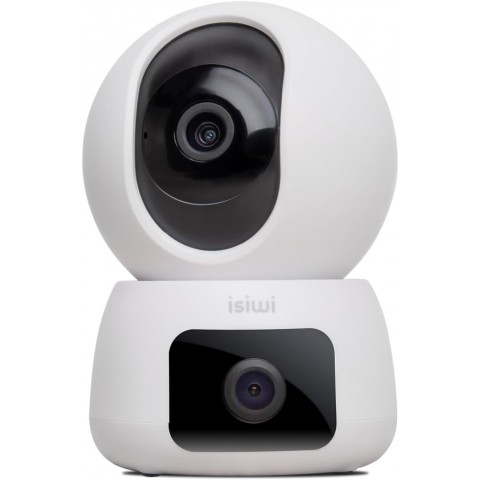 ISIWI TELECAMERA WIRELESS TWIN DOPPIA OTTICA 2K DOME MOTORIZZATA IR LED AUDIO BIDIREZIONALE SD CARD ISIWI TELECAMERA WIRELESS TWIN DOPPIA OTTICA 2K DOME MOTORIZZATA IR LED AUDIO BIDIREZIONALE SD CARD