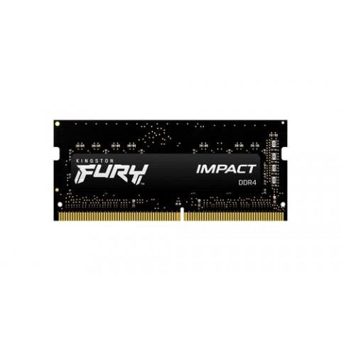 KINGSTON RAM FURY IMPACT SODIMM 16GB DDR4 3200MHZ CL20 KINGSTON RAM FURY IMPACT SODIMM 16GB DDR4 3200MHZ CL20