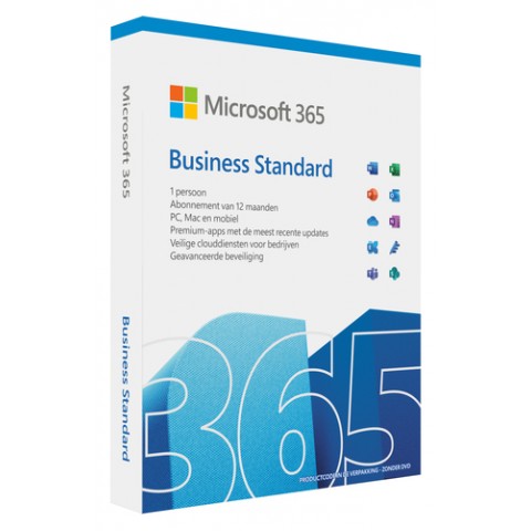 MICROSOFT 365 BUSINESS STANDARD RETAIL SUB 1 YEAR