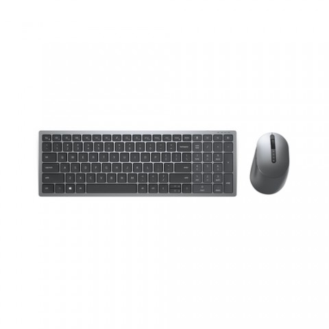 DELL BUNDLE TASTIERA + MOUSE WIRELESS ERGONOMICA, LAYOUT ITA, GRIGIO