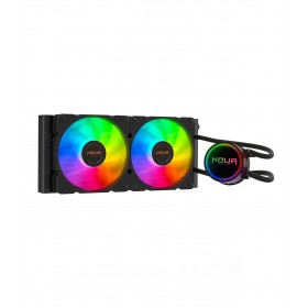 NOUA DISSIPATORE A LIQUIDO BORIS 240 ARGB TDP 270W CPU INTEL 1200 AMD AM4, 2 FAN 120MM PWM ARGB