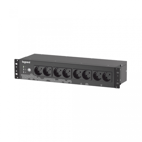 LEGRAND UPS KEOR PDU 800VA 480W 8 PRESE SCHUKO/IT NERO