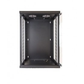 LINK ARMADIO RACK 19" 15 UNITA DA MURO PER RETI (A)750 X (L)540 X (P) 450 MM COLORE NERO PORTA VETR