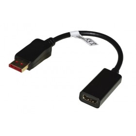 LINK ADATTATORE DISPLAYPORT 1.4 MAS - HDMI 2.0 FEM CONTATTI DORATI 4KX2K60HZ HDR