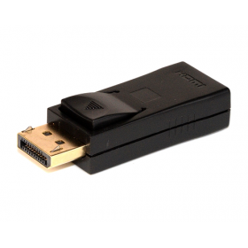 LINK ADATTATORE DISPLAYPORT 1.2 MASCHIO - HDMI 1.4 FEMMINA CONTATTI DORATI 4K@30HZ