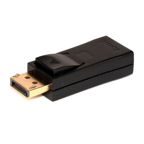 LINK ADATTATORE DISPLAYPORT 1.2 MASCHIO - HDMI 1.4 FEMMINA CONTATTI DORATI 4K@30HZ