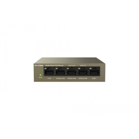 IP-COM 5 PORT CLOUD MANAGED POE ROUTER / AP CONTROLLER MAX 4 WAN