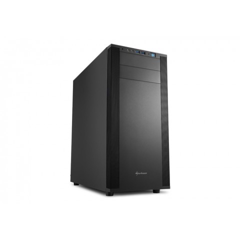 SHARKOON CASE M25-V ATX, USB 3.0 + AUDIO FRONTALE, METAL BLACK