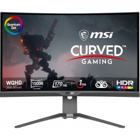 MSI MONITOR CURVO 27 LED VA 16:9 WQHD, 1000R, 1ms 170hz, USB-C, REG ALTEZZA, DP/HDMI