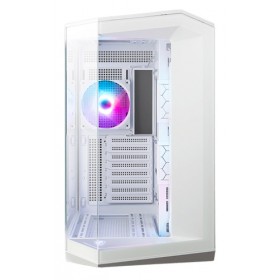 MSI MAG PANO 100R PZ WHITE, Global, 2xUSB 3.2 Gen 1, 1xUSB 3.2 Gen2 Type-C, 3x120mm ARGB Reverse Bla