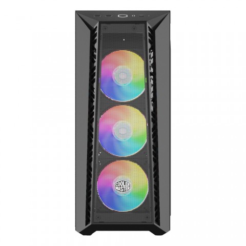 COOLER MASTER CASE MASTERBOX 520 MESH MID TOWER ATX/M-ATX, USB 3, USB TYPE C, 3X ARGB 120MM FANS INC