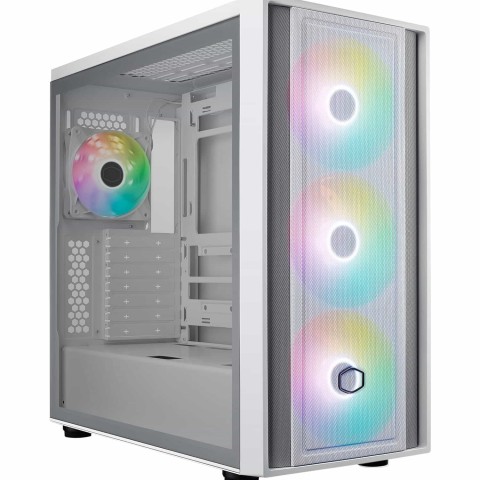 COOLER MASTER CASE SUPPORTO MB CONNETTORI RETRO 4 VENTOLE ARGB  (3X140 FRONTE, X120 R