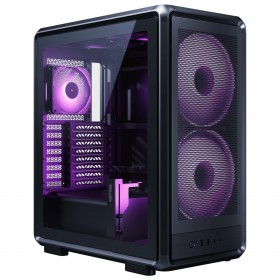 COOLER MASTER FRAME 500 MESH ARGB BLACK  MB ATX/MAATX  MIITX MODULARE  3 VENTOLE 2x200MM FRONT  1x12