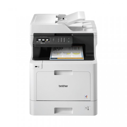 BROTHER MULTIF. LASER A4 COLORI, 31PPM SCANSIONE FRONTE/RETRO, ADF, USB/LAN/WIFI, 4 IN 1