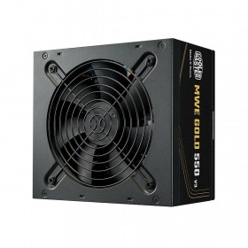 COOLER MASTER ALIMENTATORE MWE GOLD 550 V3, 550W 80+GOLD NON MODULARE ATX 3.1 VENTOLA 120MM, GAR 5 A