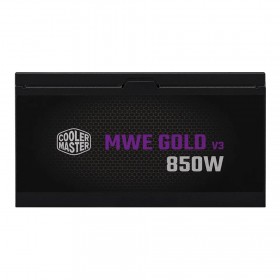 COOLER MASTER ALIMENTATORE MWE GOLD 850 V3, 850W 80+GOLD NON MODULARE ATX 3.1 VENTOLA 120MM, GAR 5 A