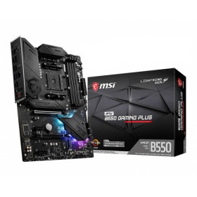 MSI MB AMD B550, MPG B550 GAM PLUS, AM4, 4DDR4, 2M2 6SATA3