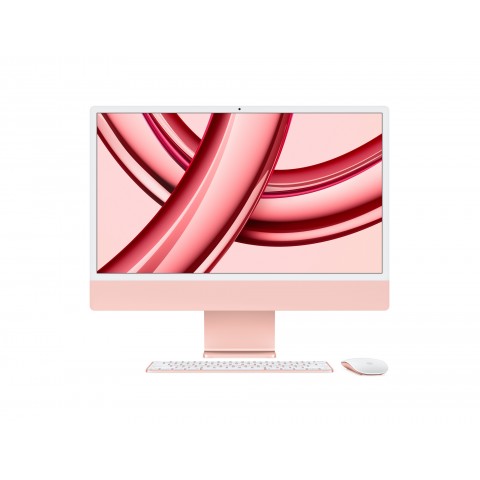 APPLE 24INCH IMAC WITH RETINA 4.5K DISPLAY M3 CHIP WITH 8CORE CPU +10CORE GPU 8GB 256GB SSD ROSA