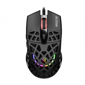 NOUA MOUSE GAMING WIDOW 6D FPS PIXART 3212 7200 DPI RGB