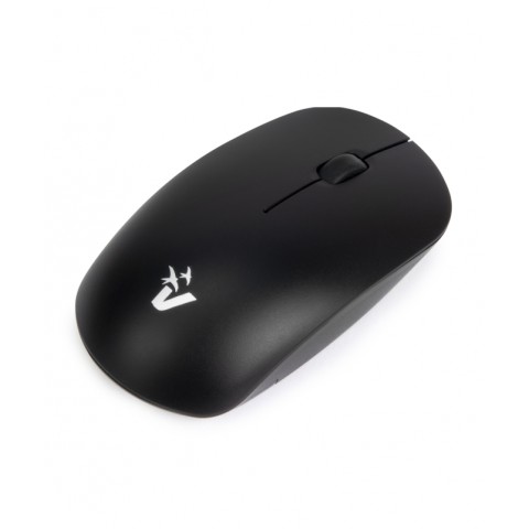 VULTECH MOUSE WIRELESS 1600DPI, NERO, SILENZIOSO,BATTERIEA INTEGRATA RICARICABILE,ATTACCO TYPE C