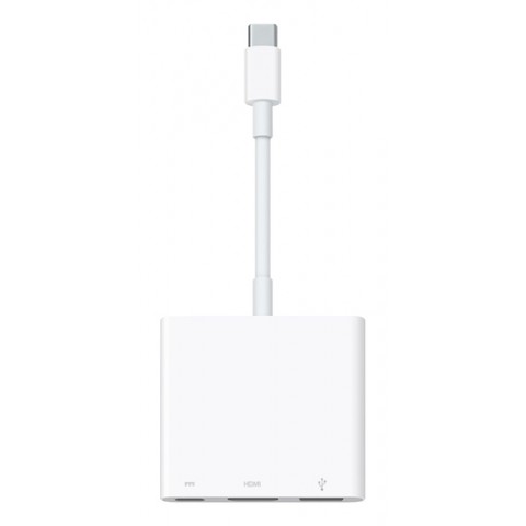 APPLE ADATTATORE MULTIPORTA DA USB C AD AV DIGITALE BIANCO