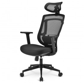 SHARKOON SEDIA OFFICE FABRIC SEAT BASE  3D ARMREST  HEADREST MAX WEIGHT CAPACITY 100KG