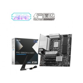 MSI MB INTEL PRO B860M-A WIFI, m-ATX DDR5, 1PCI-Ex16, 1PCI-Ex4, 2PCI-Ex1, 4SATA3