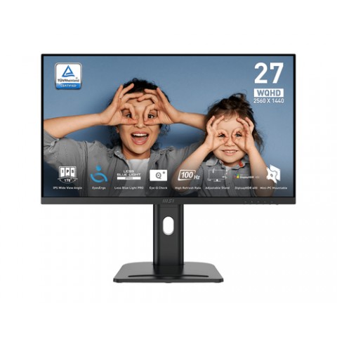 MSI MONITOR 27 LED IPS 16:9 WQHD 4MS 250 CDM, PIVOT, DP/HDMI, MULTIMEDIALE