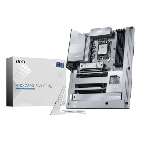 MSI MB Z890, PRO Z890-S WIFI PZ,Z890,LGA1851,4DDR5,4PCI-Ex16,3M.2,1USB 40G,2USB 20G,8USB 5G, 4US MSI MB Z890, PRO Z890-S WIFI PZ,Z890,LGA1851,4DDR5,4PCI-Ex16,3M.2,1USB 40G,2USB 20G,8USB 5G, 4US
