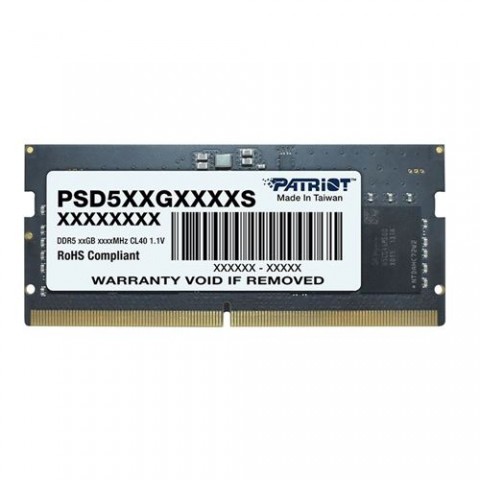 PATRIOT RAM SODIMM 16GB DDR5 4800MHZ