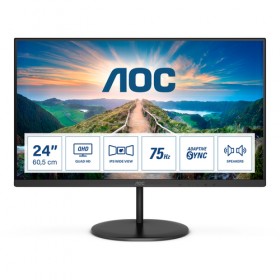 AOC MONITOR 23,8 LED IPS QHD 16:9 4MS 250 CDM, DP/HDMI, MULTIMEDIALE