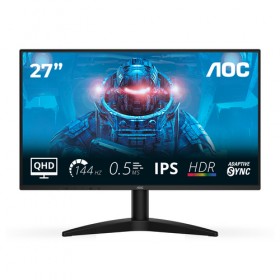 AOC MONITOR GAMING 27 LED IPS QHD 16:9 0,5MS 144Hz 300 CDM, DP/HDMI AOC MONITOR GAMING 27 LED IPS QHD 16:9 0,5MS 144Hz 300 CDM, DP/HDMI