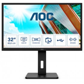 AOC MONITOR 31,5 LED IPS 16:9 2K QHD 250 CDM, USB-C, DP/HDMI, PIVOT, MULTIMEDIALE