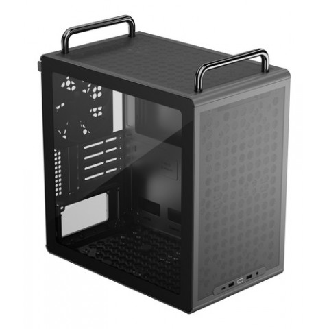 COOLER MASTER CASE  QUBE 340 BLACK  MB MATX/mITX 1 VENTOLE 140MM PREINSTAL DESIGN MODULARE USB-C 3.2