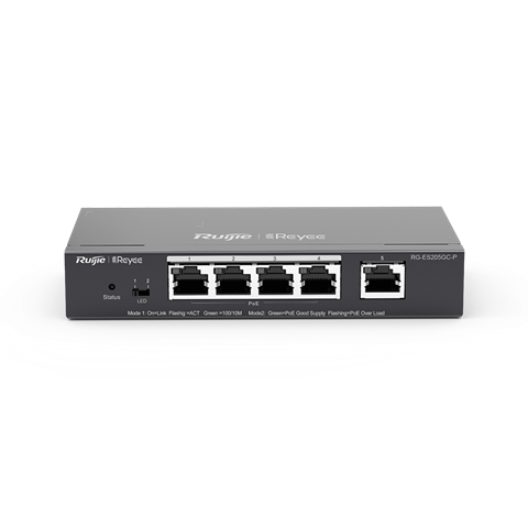 REYEE SMART SWITCH POE GIGABIT 10 P., 8 P. POE/POE+, P. UPLINK SFP COMBO RJ45