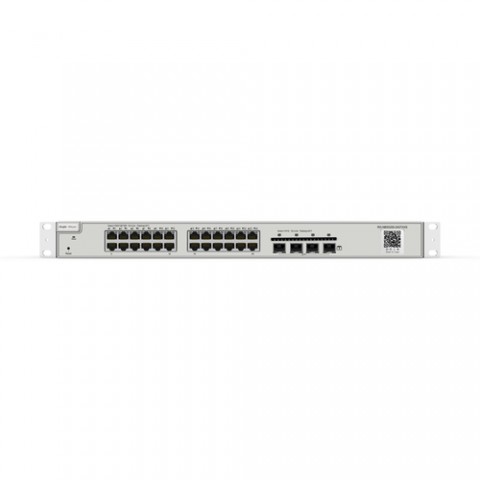 REYEE CLOUD SWITCH MANAGED GIGABIT L3 24 X GE 4 X SFP+ ROUTING STATICO, 19" RACK MOUNT