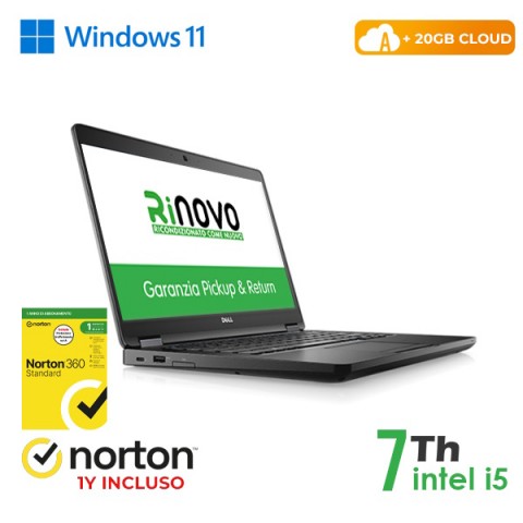 RINOVO NB DELL Latitude 14 E5480 i5-7X00U DDR4 8GB SSD 256GB HDMI W11P CLOUD 20GB Grade A 1Y Warra RINOVO NB DELL Latitude 14 E5480 i5-7X00U DDR4 8GB SSD 256GB HDMI W11P CLOUD 20GB Grade A 1Y Warra