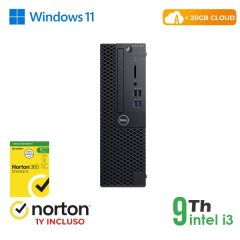 RINOVO PC DELL REFURBISHED Optiplex 3070-5070 SFF i3-9X00 DDR 8GB SSD 256GB HDMI W11P CLOUD20GB Gra RINOVO PC DELL REFURBISHED Optiplex 3070-5070 SFF i3-9X00 DDR 8GB SSD 256GB HDMI W11P CLOUD20GB Gra