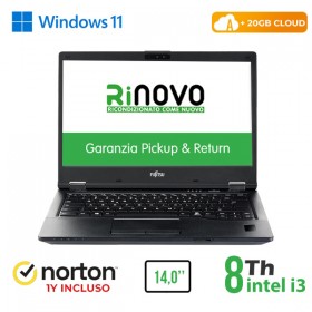 RINOVO FUJITSU NB LIFEBOOK E549 i3-8X00 DDR4 8GB 256GB SSD 14" W11P CLOUD20G GRADE A 1Y RINOVO FUJITSU NB LIFEBOOK E549 i3-8X00 DDR4 8GB 256GB SSD 14" W11P CLOUD20G GRADE A 1Y