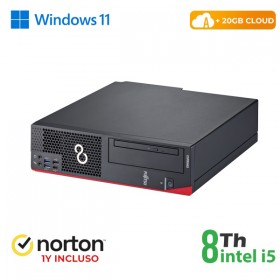 RINOVO PC FUJITSU REFURBISHED Esprimo D958 SFF i5-8X00 DDR4 8GB SSD 256GB W11P CLOUD20GB Grade A 1Y RINOVO PC FUJITSU REFURBISHED Esprimo D958 SFF i5-8X00 DDR4 8GB SSD 256GB W11P CLOUD20GB Grade A 1Y