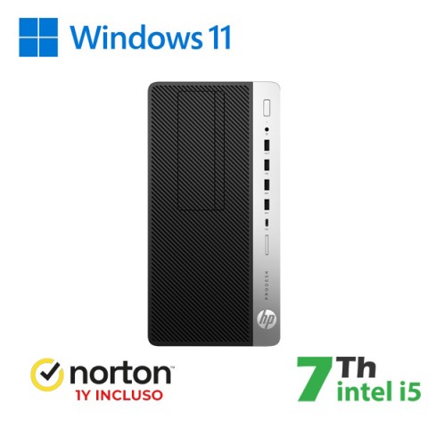 RINOVO PC HP 600-800 G3 TOWER I5-7X00 DDR4 16GB SSD 512GB W11 PRO DVD GRADE A 1Y + NORTON