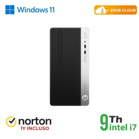RINOVO PC HP 600-800 G5 TOWER INTEL i7-9GEN 8GB RAM 256GB SSD WIN 11 PRO UPG + NORTON ANTIVIRUS + 20 RINOVO PC HP 600-800 G5 TOWER INTEL i7-9GEN 8GB RAM 256GB SSD WIN 11 PRO UPG + NORTON ANTIVIRUS + 20