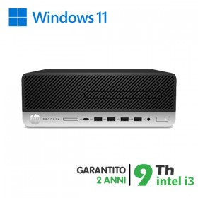 RINOVO PC HP 600-800 G5 SFF i3-9X00 DDR4 8GB SSD 512GB W11 NO DVD GRADE A 2Y WARRANTY