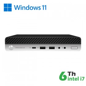RINOVO HP ULTRA MINI PC DM REFURBISHED 600 800 G3 I7-6X00T SODDR4 16GB SSD 480GB W11P 1Y