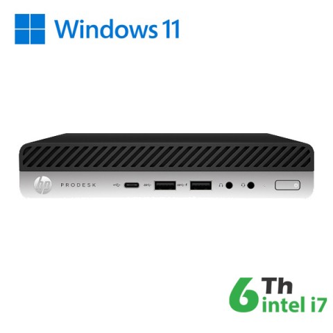 RINOVO HP ULTRA MINI PC DM REFURBISHED 600 800 G3 I7-6X00T SODDR4 16GB SSD 480GB W11P 1Y