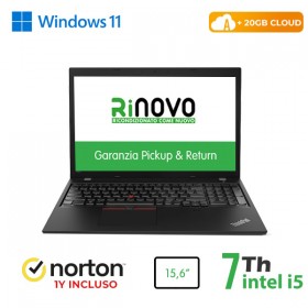 RINOVO NB LENOVO REFURBISHED L570 i5-7X00 DDR4 16GB SSD 256GB 15.6" W11P UPG 20GB CLOUD+NORTON