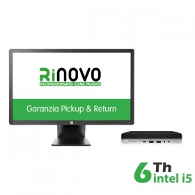 RINOVO HP ULTRA MINI PC DM REFURBISHED 600 800 G3 I5-6X00 RN65534001 + MONITOR HP Z23I 23 RNZ23I